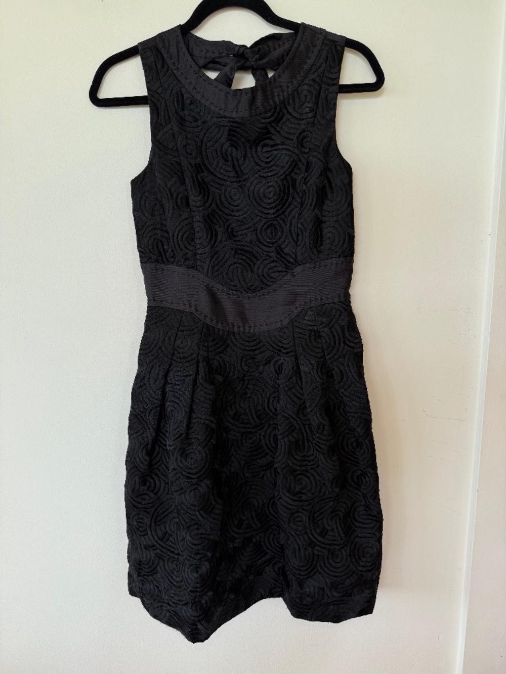 SportMax Black Embroidered Dress